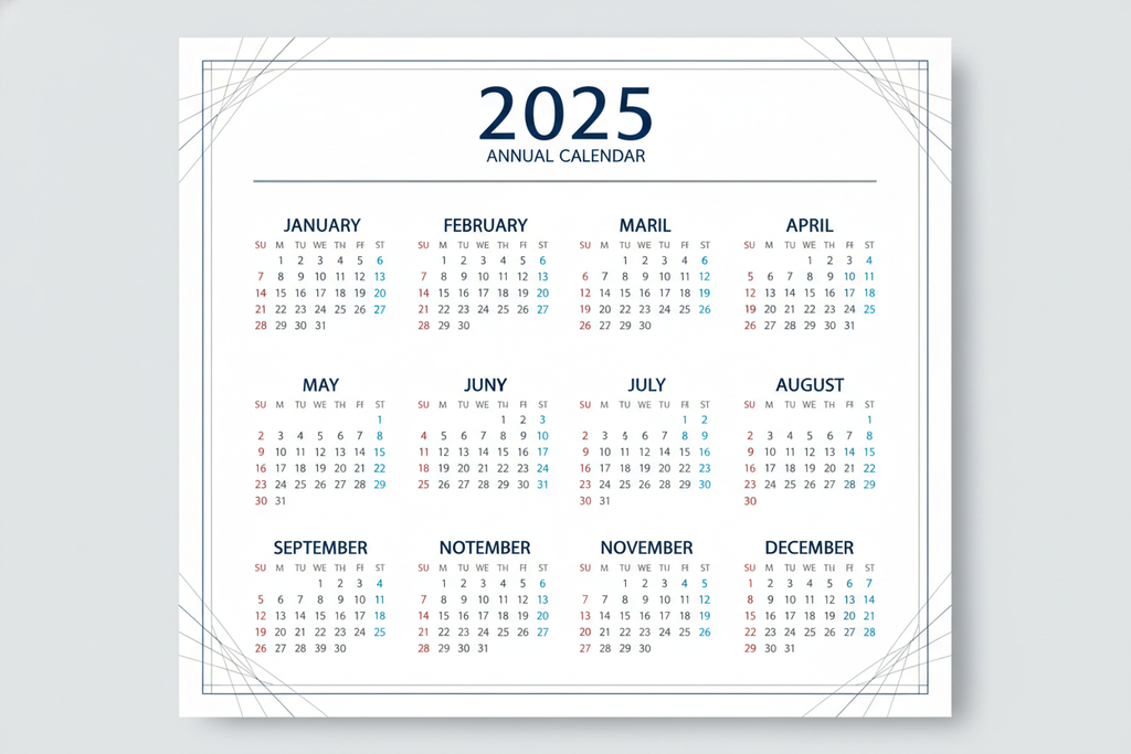 Calendrier 2025